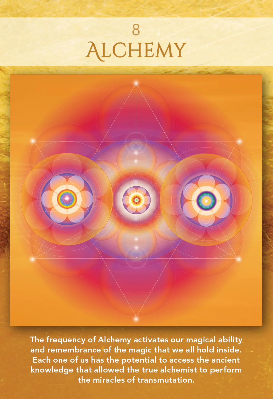 Sacred Geometry Activations Oracle Cards