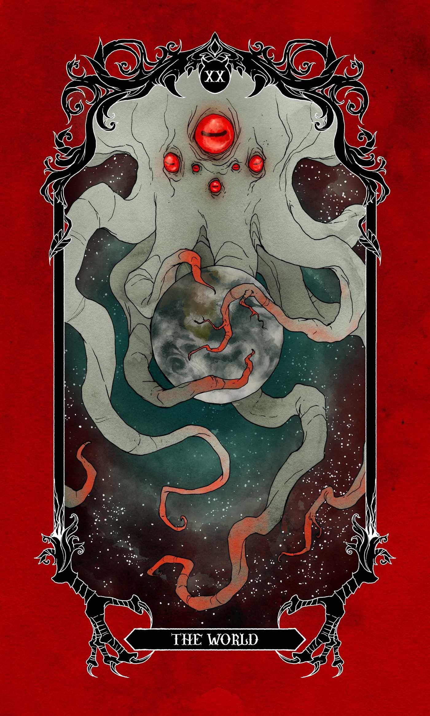 Horror Tarot Cards