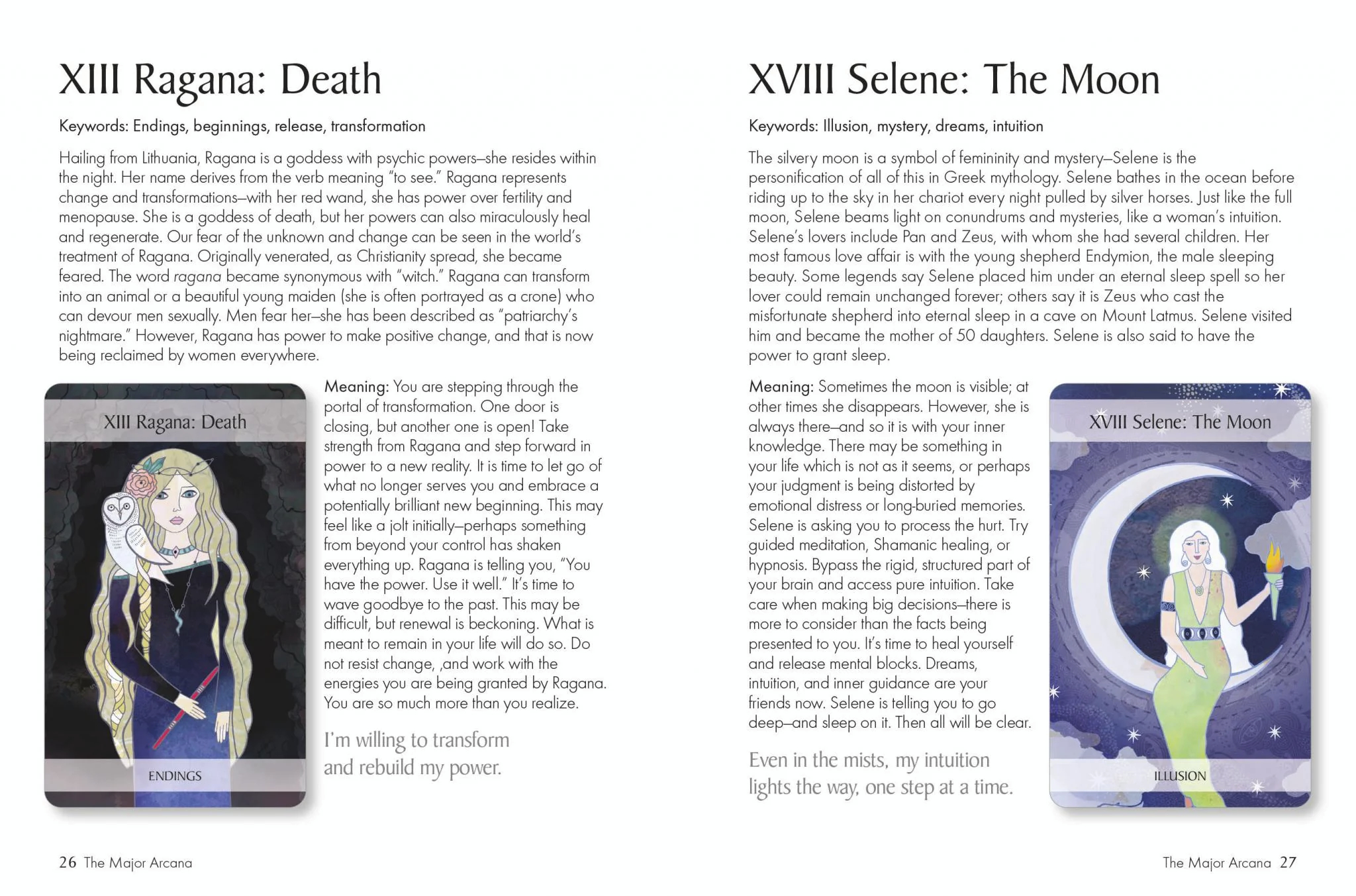 The Mythic Goddess Tarot Cards