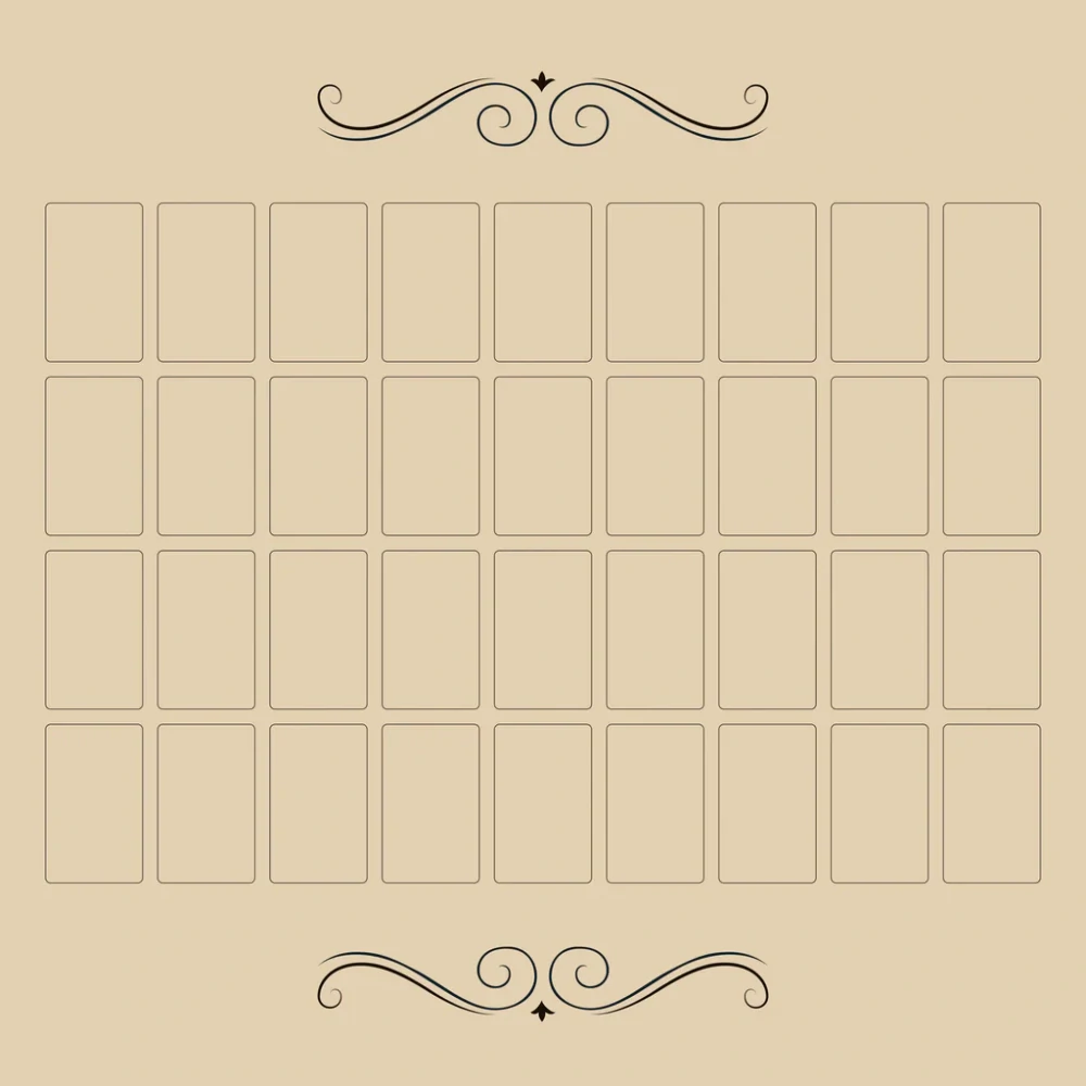 Grand Tableau Lenormand - Tarot Mat