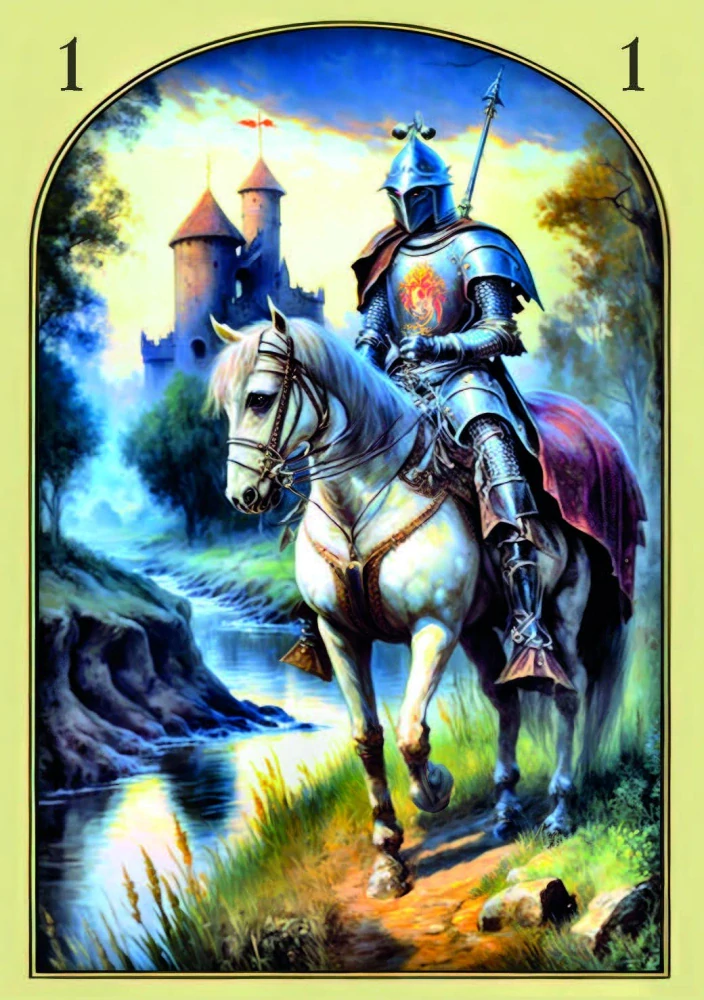 Medieval Lenormand Oracle Cards