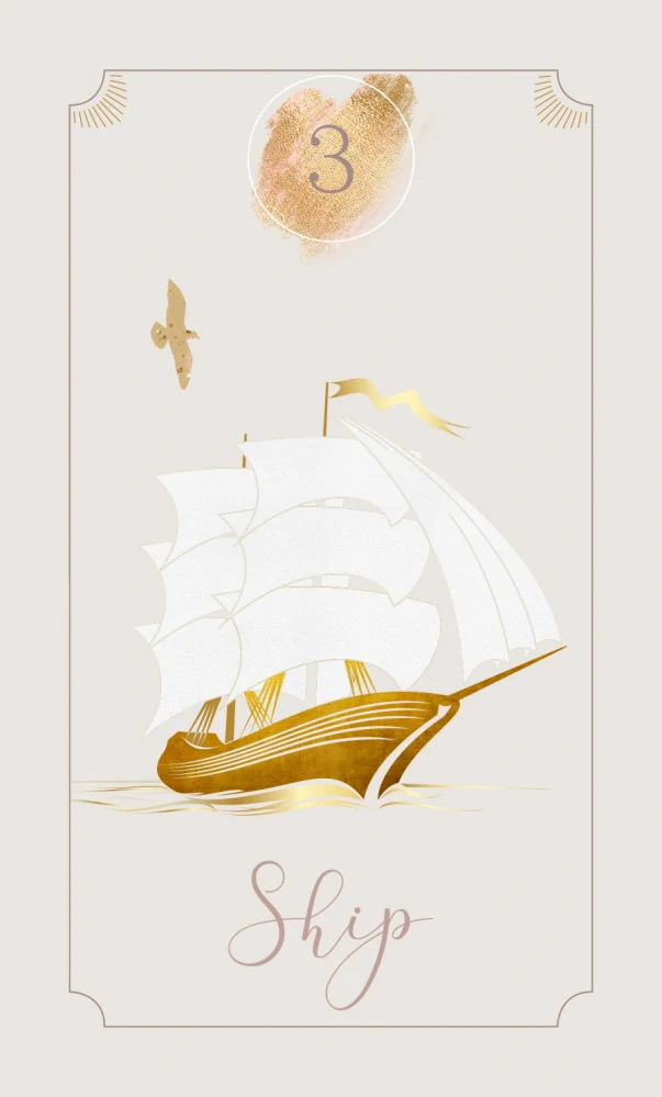 Azra’s Golden Lenormand Cards