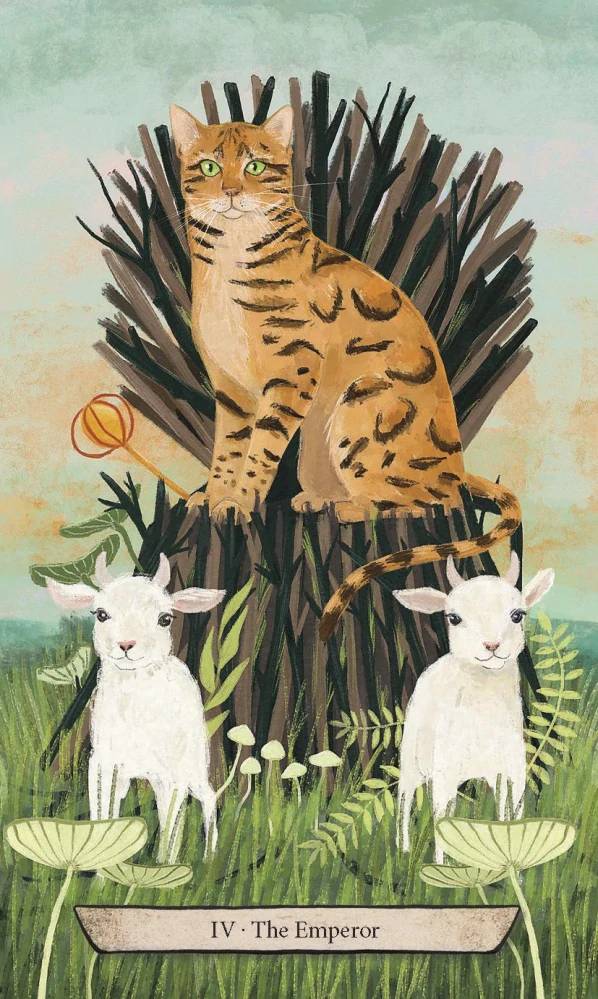 Enchanted Forest Felines Tarot Cards