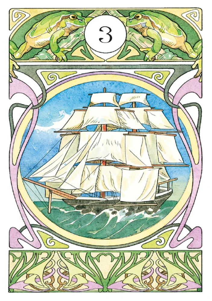 Art Nouveau Lenormand Oracle Cards