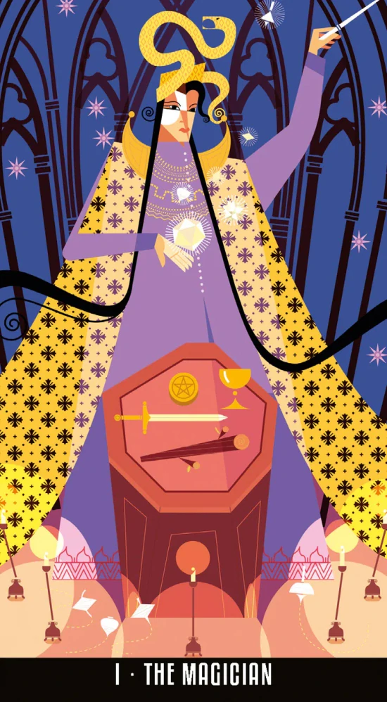 Kaleidoscopic Tarot Cards