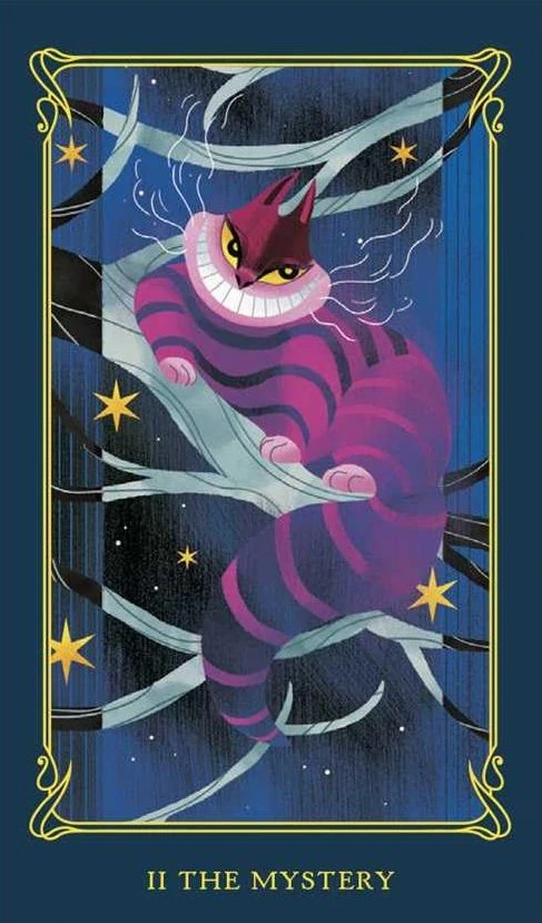 Alice in Wonderland Tiny Tarot in Tin