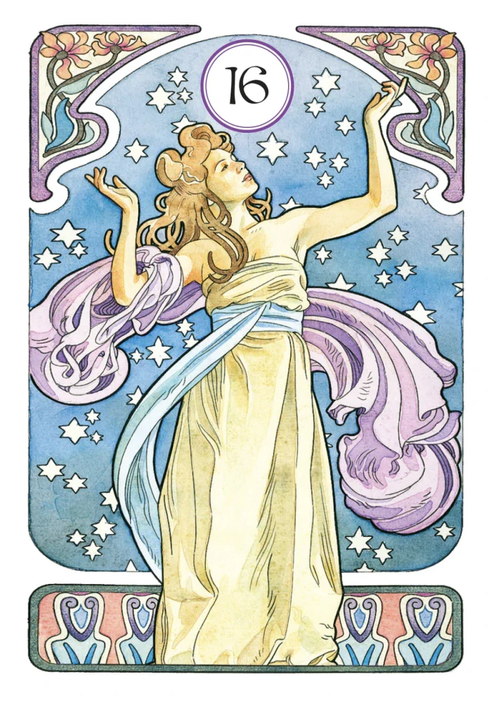 Art Nouveau Lenormand Oracle Cards