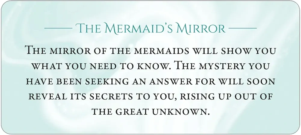 Magickal Messages From The Mermaids
