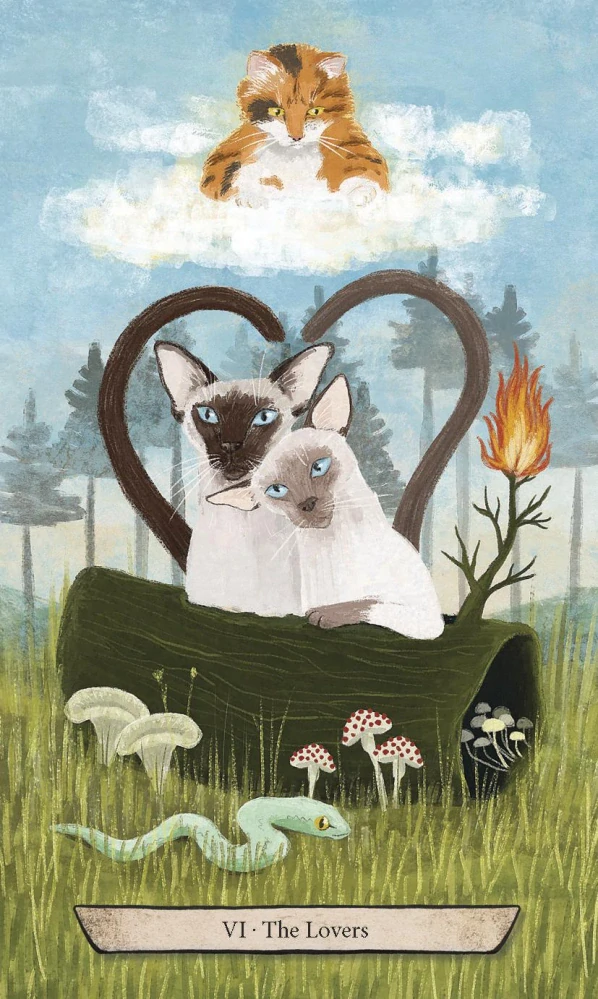 Enchanted Forest Felines Tarot Cards