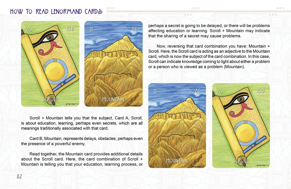 The Egyptian Lenormand Cards