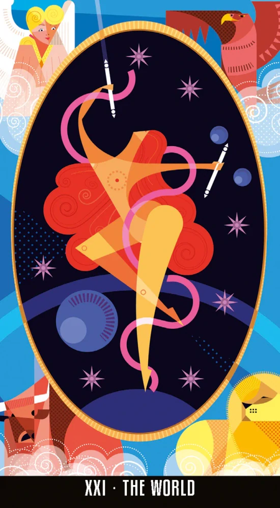 Kaleidoscopic Tarot Cards