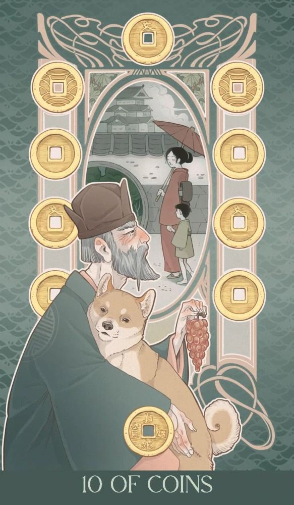 Japanese Art Nouveau Tarot Cards