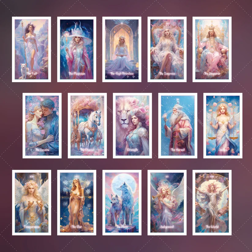 Fantasy Colors Tarot Cards