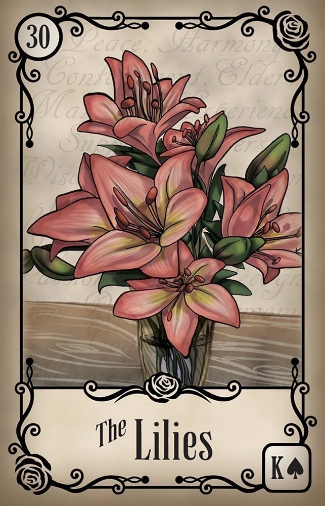 Under the Roses Lenormand Cards