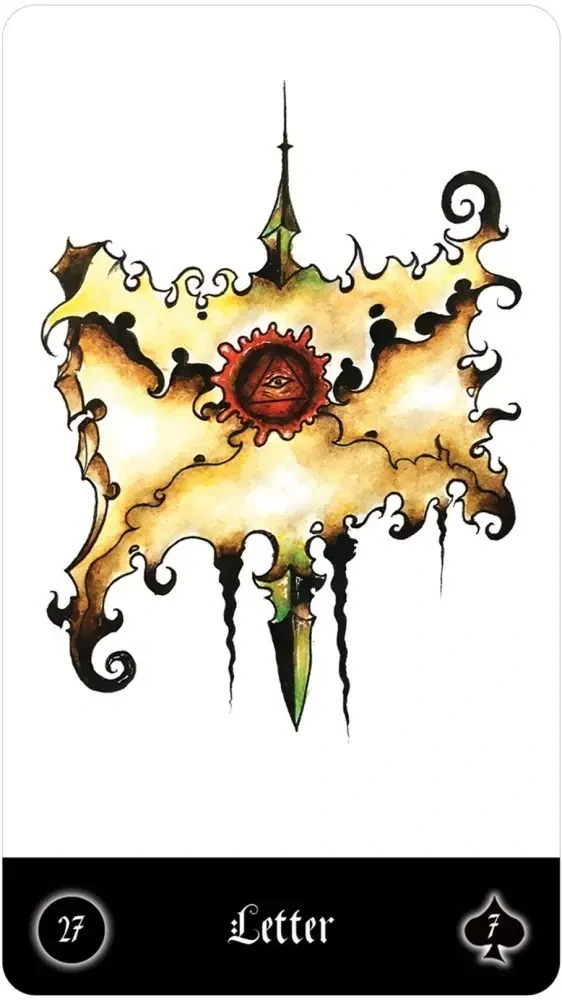 Malefique Lenormand Cards