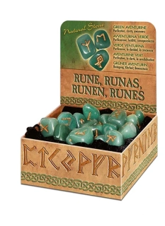 Green Aventurine Runes Lo Scarabeo