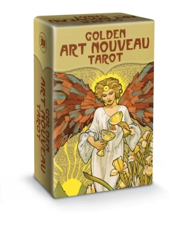 Golden Art Nouveau Tarot Mini Cards