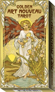 Golden Art Nouveau Tarot Cards