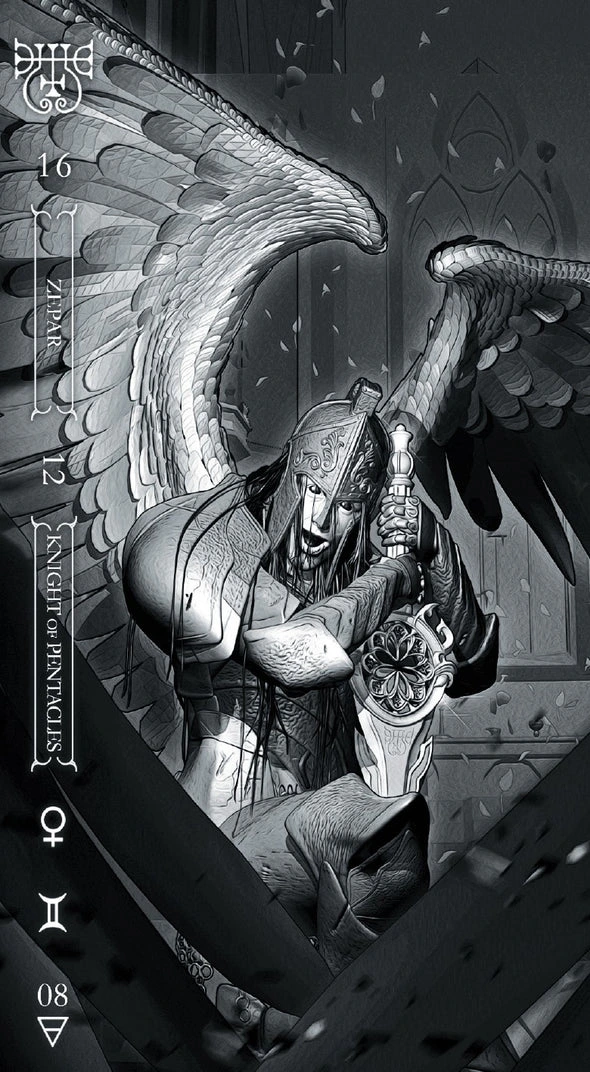 Goetia Tarot in Darkness Cards