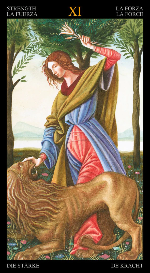 Golden Botticelli Tarot Cards
