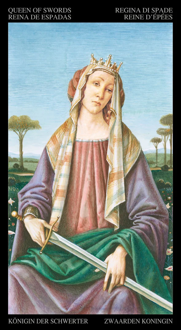 Golden Botticelli Tarot Cards