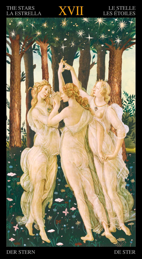 Golden Botticelli Tarot Cards
