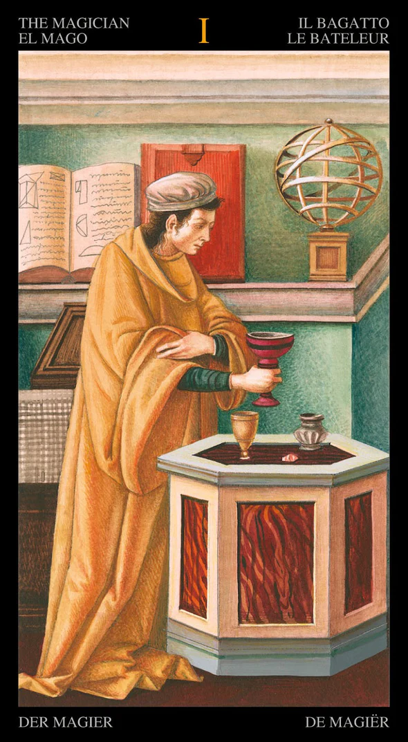Golden Botticelli Tarot Cards