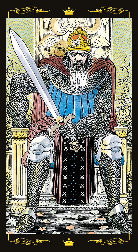 Golden Universal Tarot Cards
