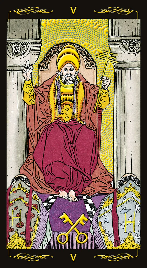 Golden Universal Tarot Cards
