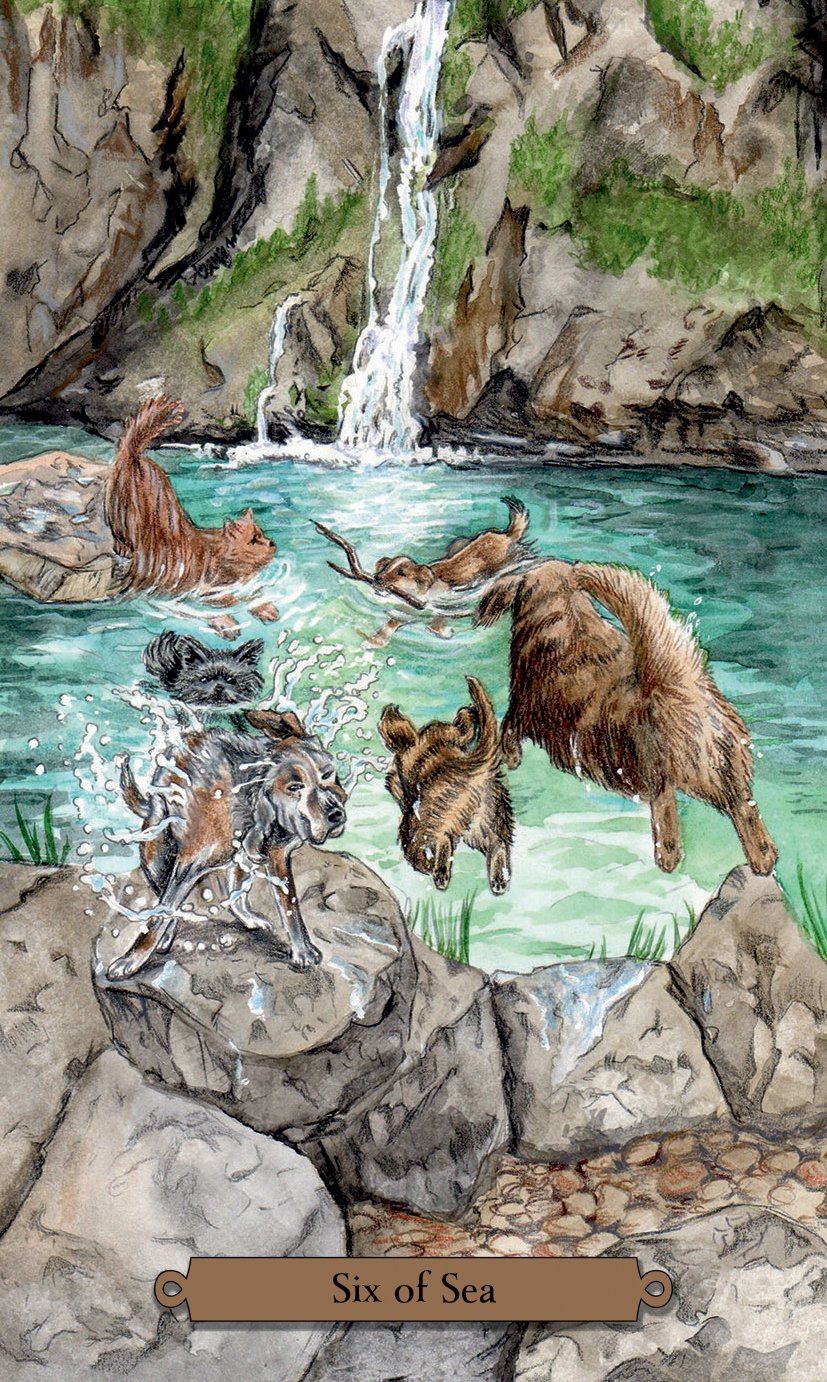 Magical Dogs Tarot Cards