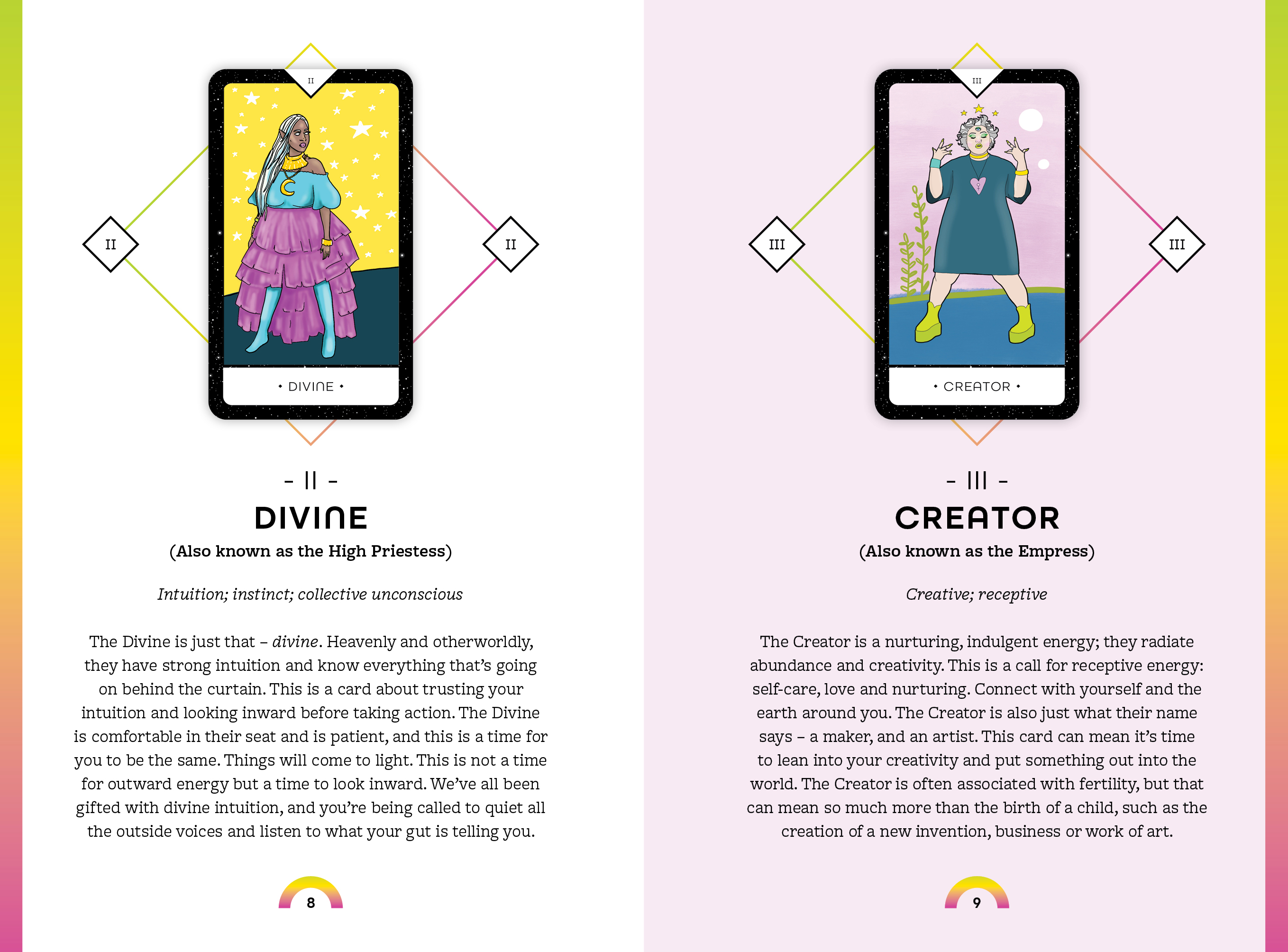 Rainbow Moon Tarot Cards