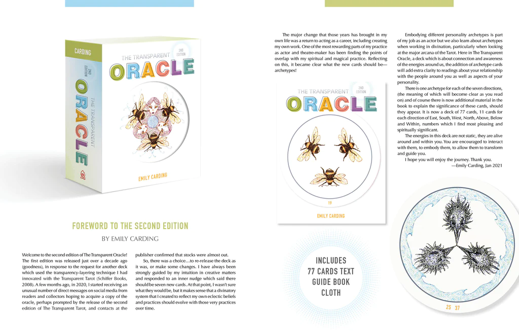 Transparent Oracle Cards